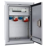 Mennekes RVS inbouw combinatie