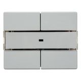 Touch sensor comfort, 2-v, berker Arsys, polarwit