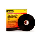 Scotch® Vinyl Electrical Tape 22, Black, 19 mm x 33 m
