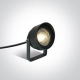 ANTHRACITE COB 11W WW IP65 WITH SPIKE 230V