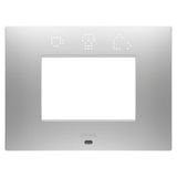 EGO SMART PLATE - IN PAINTED TECHNOPOLYMER - 3 MODULES - MAGNETIC GRAY - CHORUSMART