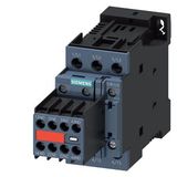 Contactor, AC-3e, 32 A/15 kW/400 V, 3-pole, 24 V DC, 2 NO+2 NC, screw terminal