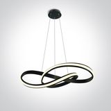 BLACK PENDANT LED 30W WW IP20 230V