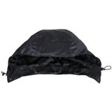 Hood for protective overall against high-pressure water jet