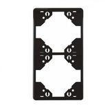 DOUBLE VERTICAL FRAME MATTE BLACK