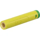 4 mm socket, crimp connection, 2.5 mm², mounting Ø 8 mm, green, 64.2065-25