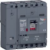 Moulded Case Circuit Breaker h3+ P160 TM ADJ 4P4D N0-100% 80A 25kA CTC