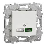 USB Charger USB-C 45W White NU501318 Schneider Electric