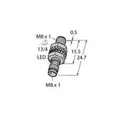 Inductive Sensor With Increased Switching Distance   BI3-M08KK-AN6X-V1131