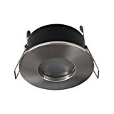 Spotlight housing Ø83 nickel matte/satin 'TEDO IP65'