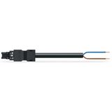 pre-assembled connecting cable Eca Socket/open-ended black