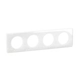 PLATE 4 GANG RELIEFED WHITE