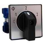 Step switch with 0 position 1-pole 10A 0-1-2-3