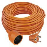 Extension Cord 40 m / 1 socket / orange / PVC / 230 V / 1.5 mm2