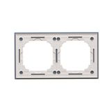 Single concrete frame, black