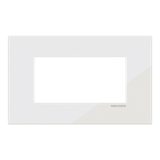 Frame - 1-gang / 4-modules - Niessen logo - Tacteo White