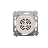 Double two-way switch, (module), 10AX, Screw, Silver matt, metalic