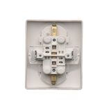 Single button with pictogram for switches and push buttons, champagne matt