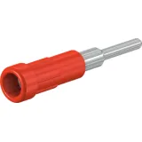 2 mm socket, solder connection, mounting Ø 3.9 mm, red, 63.9318-22