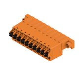 PCB plug-in connector, male plug, 5.08 mm, Number of poles: 10, 180°, PUSH IN with actuator, Clamping range, max. : 3.31 mm², Box