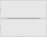 Push-button 2gang, + RGB LED, internal temp. sensor, KNX - K.1, p. whi