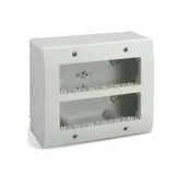 ENCLOSURE RAL7035 IP40 S44 12(6+6)M
