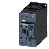 power contactor, AC-3e/AC-3, 80 A, 37 kW / 400 V, 3-pole, 21-33 V AC/DC, 50/60