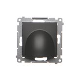 Cable input, black matt