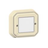 PLEXO SWITCH ON/OFF W/O WIRE, W/O BATTERY - BEIGE - SURFACE