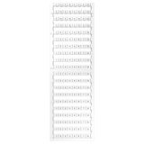 Dekafix, Terminal marker, 5 x 8 mm, Pitch in mm (P): 8.00 Weidmueller, white