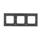 IP44 single socket outlet with frame seal - same color flap&frame, 16A, cream white/electro white