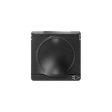 Cover for single socket outlet with Schuko earthing, Graphite