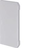 Endcap overlapping for wall trunking BRN 70x110mm of PVC in light grey