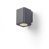 MIZZI SQ I wall anthracite grey 230V LED 12W 44° IP54 3000K