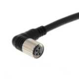 Sensor cable, M8 right-angle socket (female), 4-poles, PVC robot cable XS3F0004R