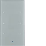 KNX glass sensor 3gang comf, intg bus coupling unit, KNX - TS sensor, 