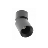 Ceiling luminaire FARGO 2, GU10, 70x166 mm, IP20, max. 20 W, round, black