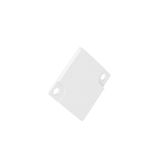 LINE20 CORNER ENDCAP-V WHITE 2 PCS