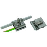 UNI earthing clamp StSt f. Rd 8-10mm a.