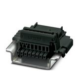 TBUS8-25,0-PPPPPPPS-9005 - DIN rail bus connectors