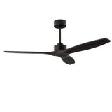 Fan Stem Evo ø1220mm Black with Black Blades Black LED