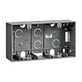 Two gang wall mounting housing, anthracite