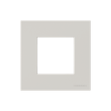 Frame 1-gang / 2-modules - Niessen logo - Basic - Dune