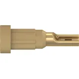 1 mm socket, solder connection, mounting Ø 2.7 mm, brown, 23.1010-27