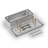 PSFSC3.50 | Extension frame 50 mm for F2 flange, Cubo P