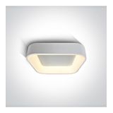 62132NA/W/V WHITE SQUARE PLAFO LED 38W CCTV IP20 230V DIM