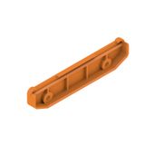 End plate, RS 100  orange, End plate direct mounting both sides, Width: 22 mm