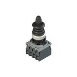 Complete unit with joystick, fixing adapter and contacts