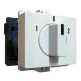 Changeover switch, DIN-rail mounting, 20A, 3-pole