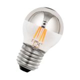 LED Filament G45 E27 240V 2W 2700K TM Silver